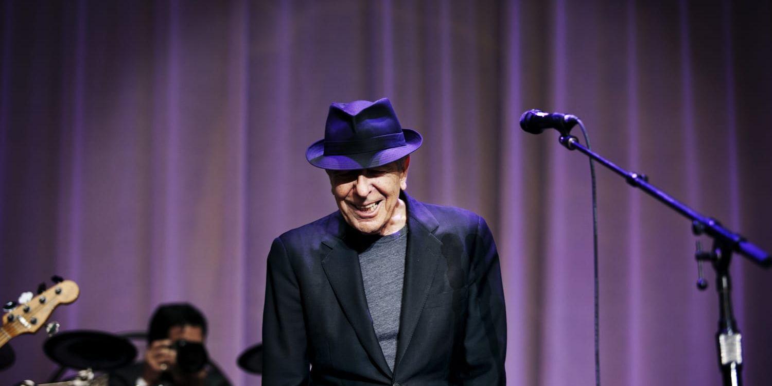 Leonard Cohen på gamla Ullevi i Göteborg sommaren 2012.
