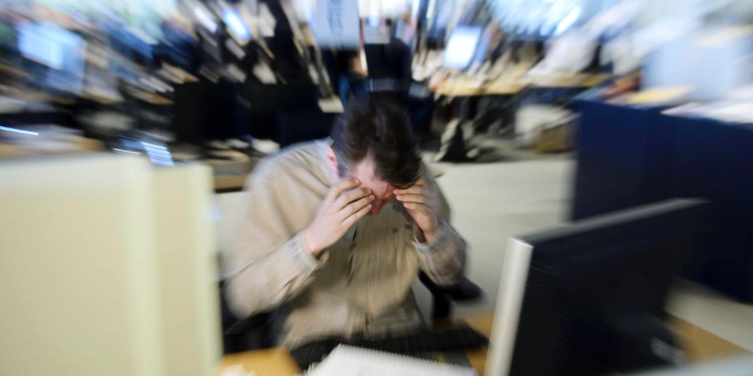 Stress är vanligaste jobbrelaterade dödsorsaken. Arkivbild.