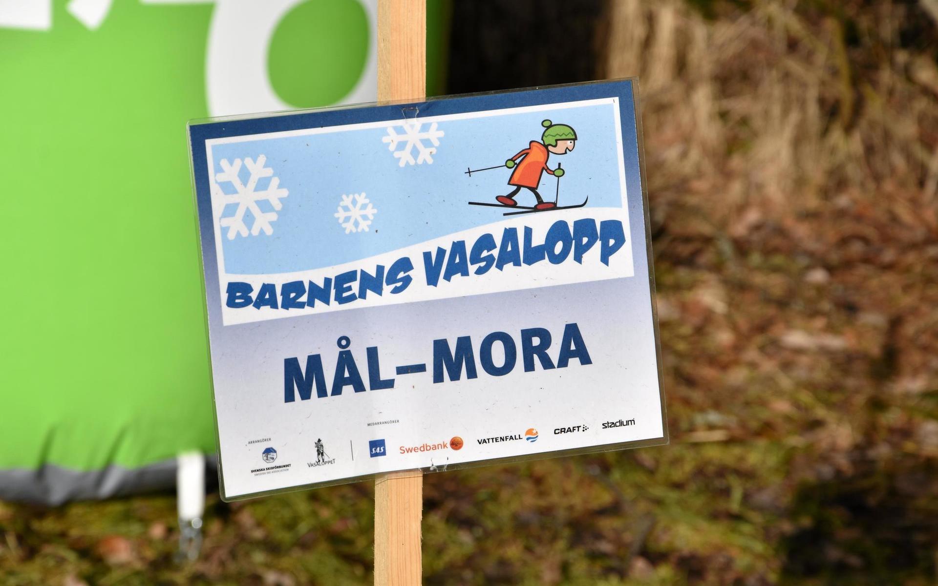Barnens Vasalopp i Åkulla 2021 avslutades i ”Mora”.