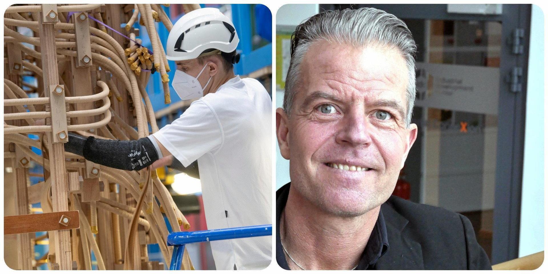Tar tempen på industrin. ”Industrin i Halland har klarat sig relativt bra under pandemin”, säger Thomas Nilsson, vd UIC.