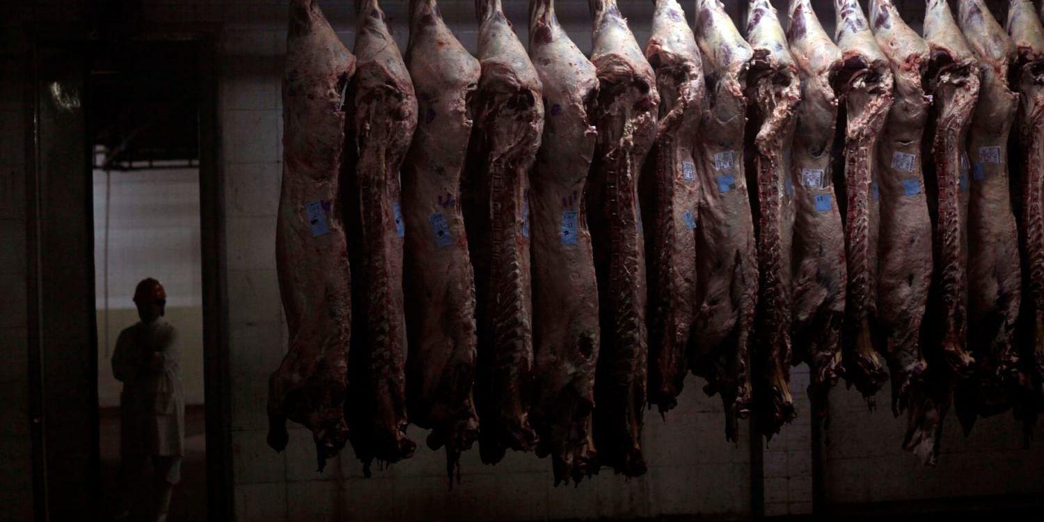 USA vill sälja mer kött till Kina. Arkivbild.