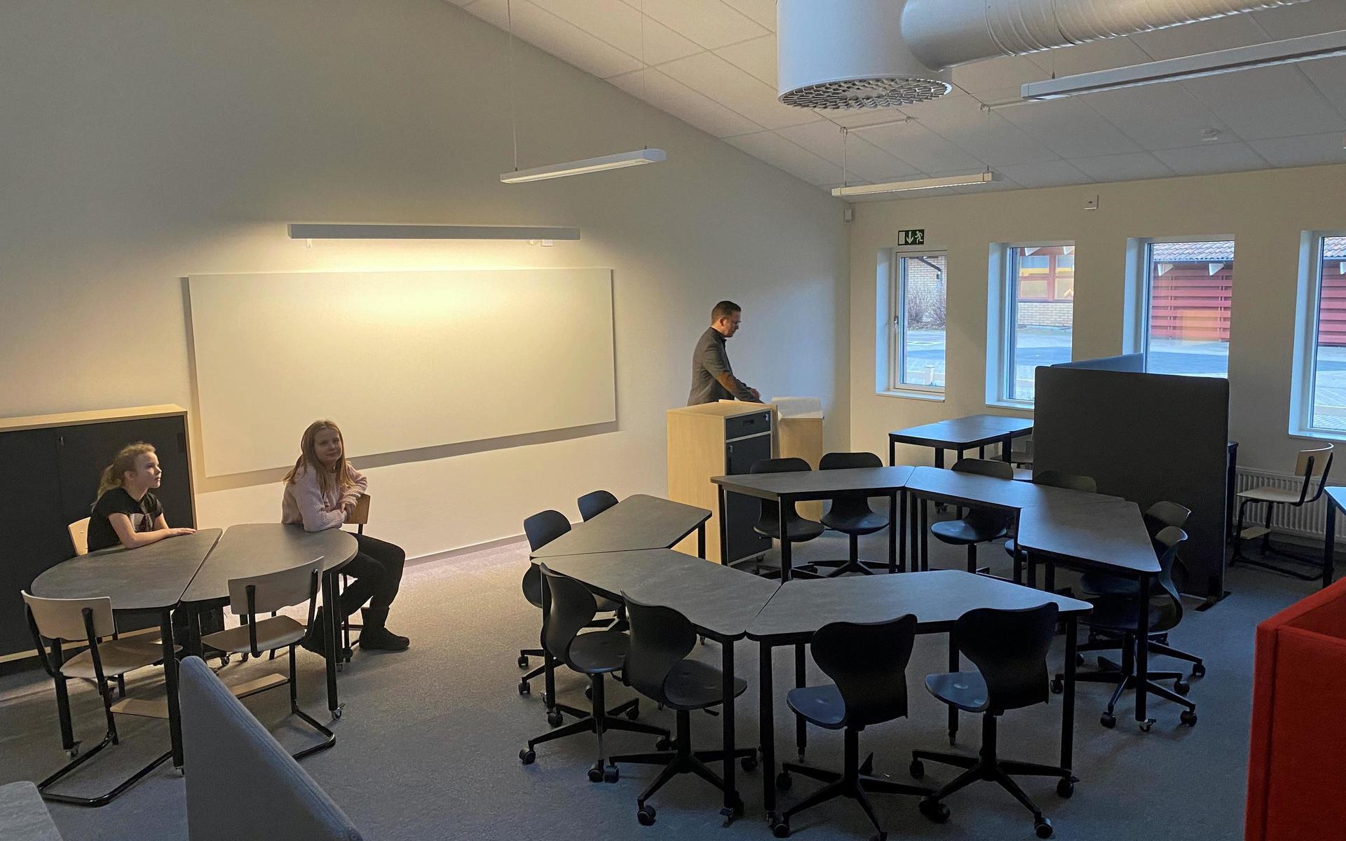 Hjortsbergsskolans nya lokaler. 