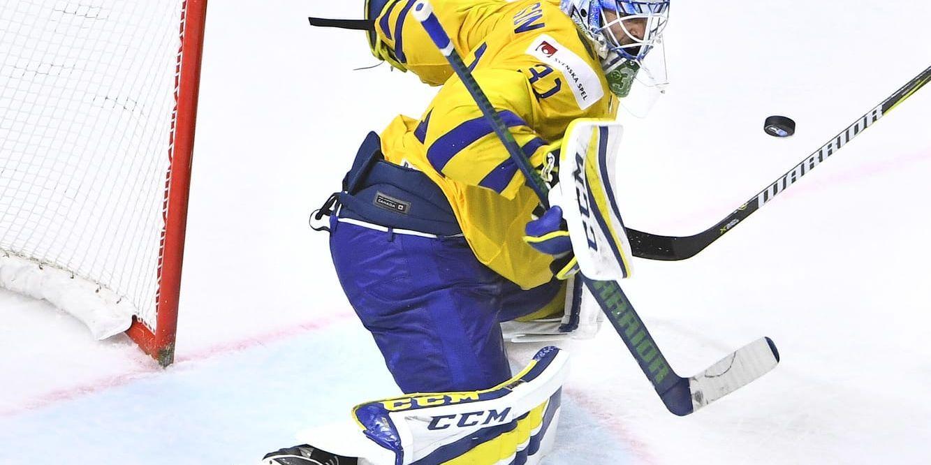 Anders Nilsson räddade 41 skott i VM-semifinalen mot USA.