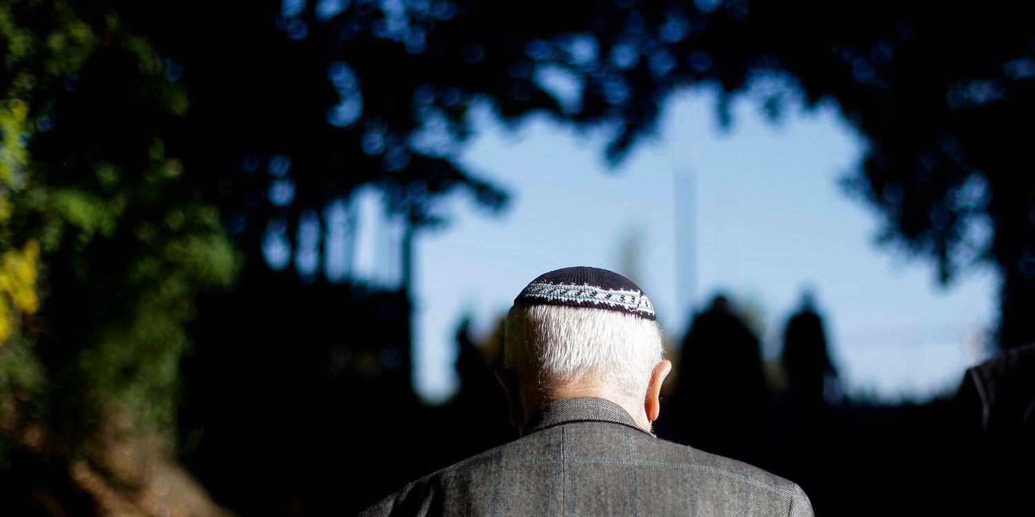 Antisemitiska brott ökade med 20 procent i fjol, vilket oroar tyska regeringen. Arkivbild.