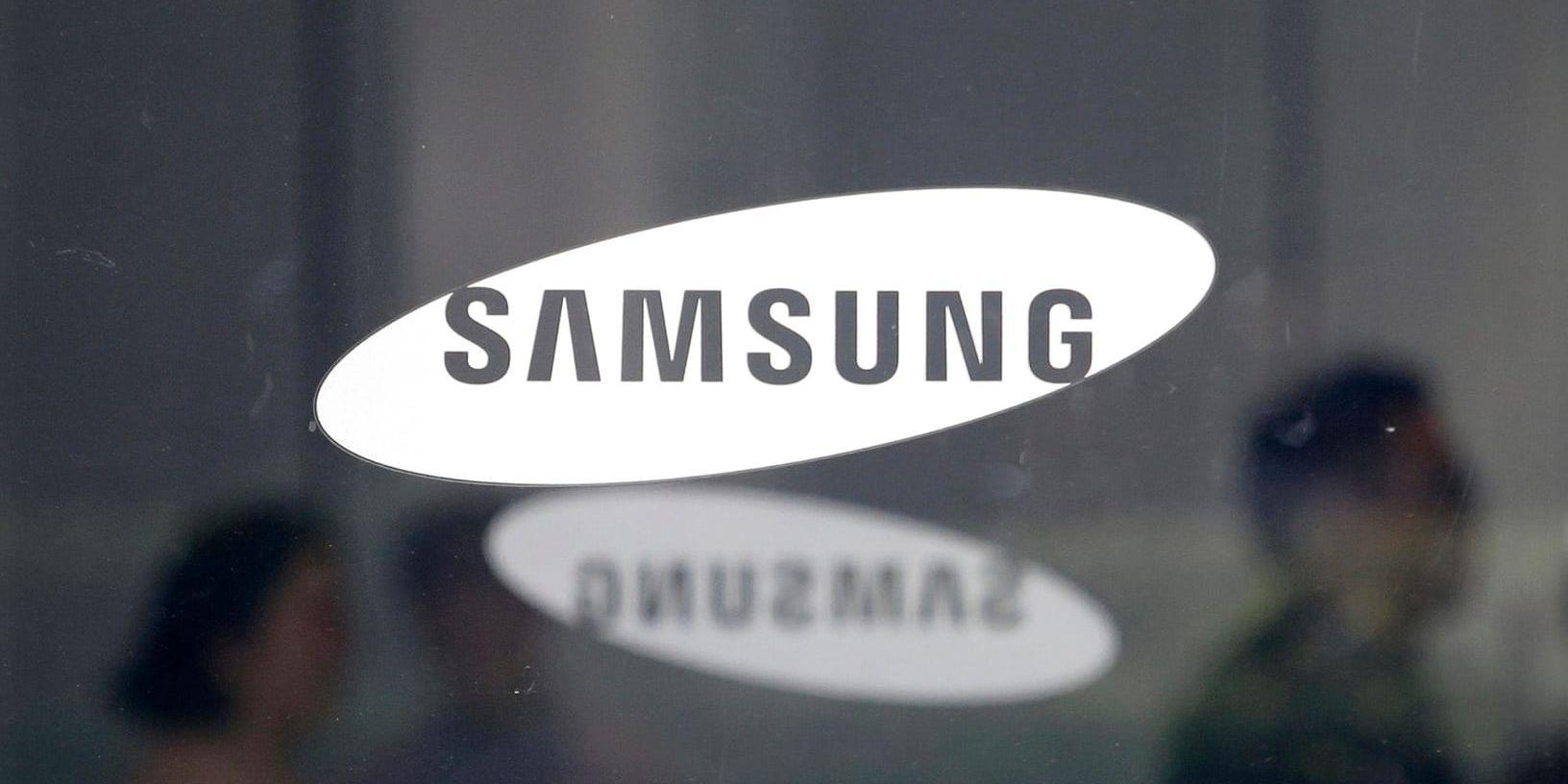 Samsung flaggar för företagets första tapp på två år. Arkivbild.