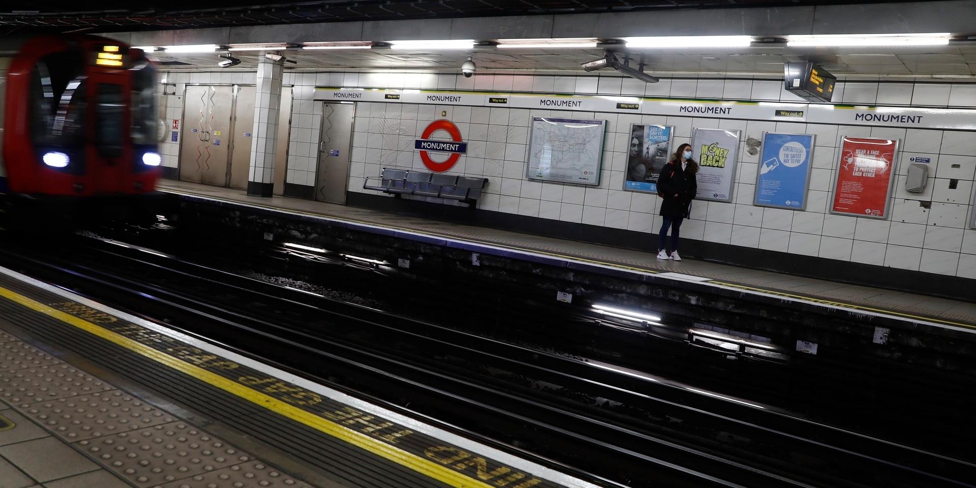 Londons tunnelbana värmer redan i dag delar av London. Arkivbild.