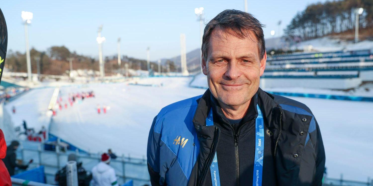 Peter Reinebo, SOK:s verksamhetschef och den svenska OS-truppens chef de mission, ser med rätta nöjd ut.