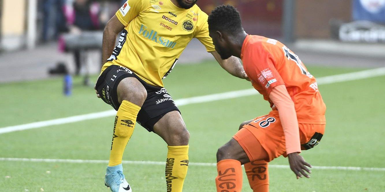 Elfsborgs Issam Jebali stod för två mål när man slog Eskilstuna med 3–2.