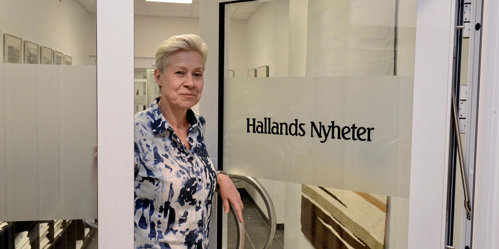 Viveka Hedbjörk, chefredaktör för Hallands Nyheter och Hallandsposten.