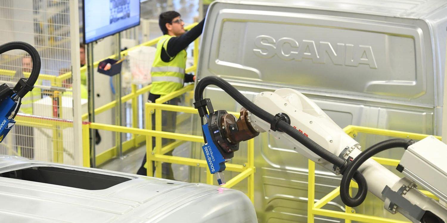 Scania redovisar en ökad vinst på 29 procent för fjärde kvartalet. Arkivbild.