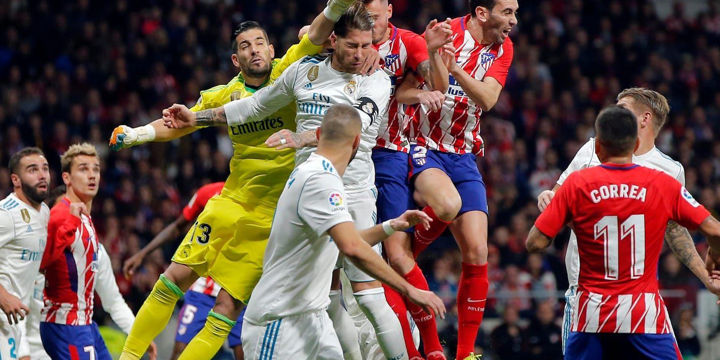 Atletico Madrid och Real Madrid spelade 0–0 i det första derbyt på nya Metropolitanostadion.
