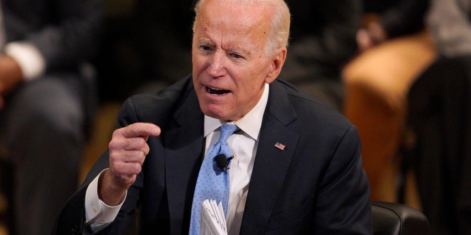 USA:s förre vicepresident, demokraten och presidentaspiranten Joe Biden.