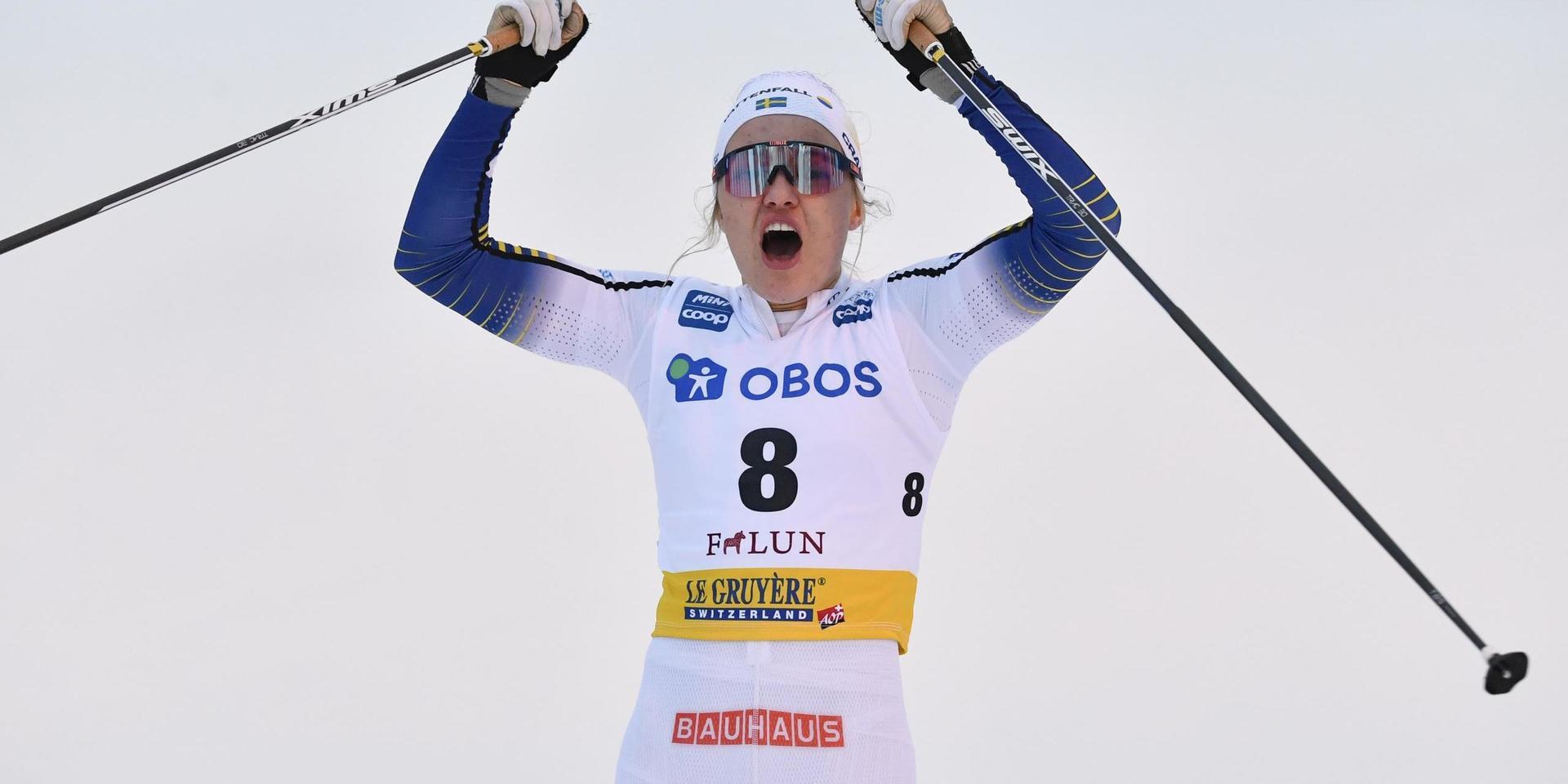 Den regerande världscupvinnaren i sprint, Linn Svahn, kan se fram emot tävlingar i Ulricehamn i januari. Arkivbild.
